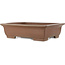 Rectangular unglazed bonsai pot by Yuji ( Gyouzan) - 510 x 403 x 136 mm