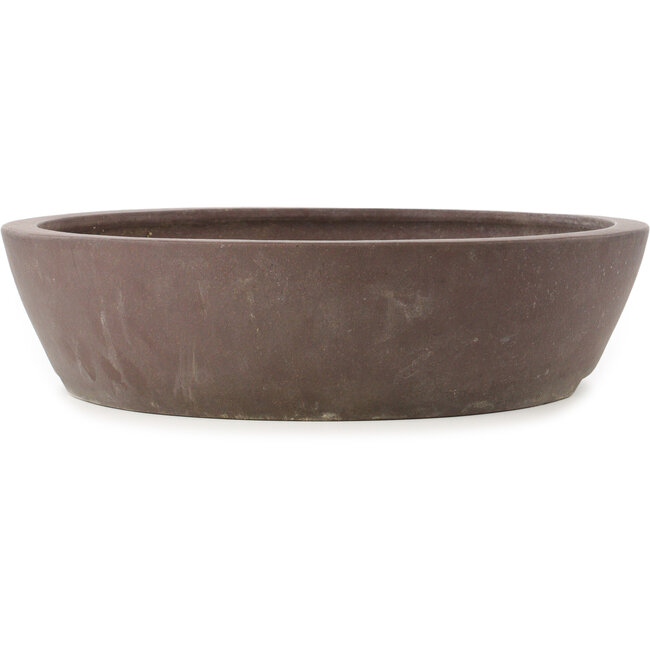 Vaso bonsai ovale non smaltato di Yamaaki - 535 x 457 x 118 mm