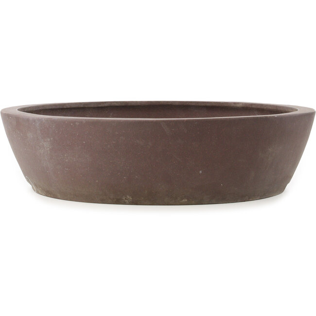 Vaso bonsai ovale non smaltato di Yamaaki - 535 x 457 x 118 mm