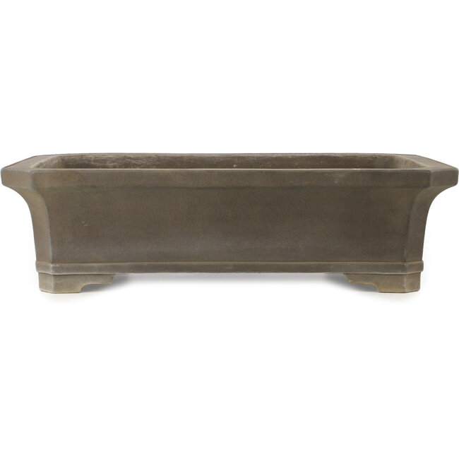 Maceta rectangular sin esmaltar para bonsái de Yamaaki - 605 x 465 x 170 mm