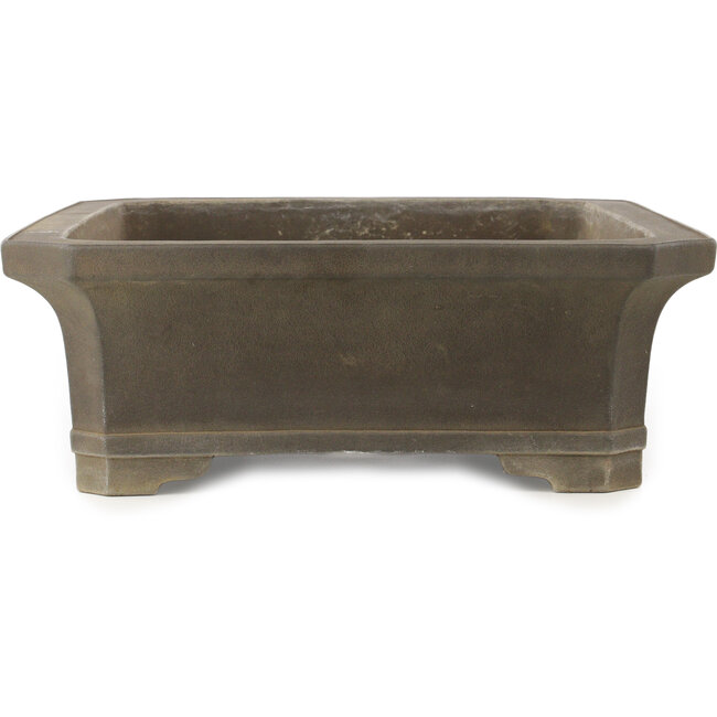 Vaso bonsai rettangolare non smaltato di Yamaaki - 605 x 465 x 170 mm