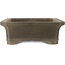 Maceta rectangular sin esmaltar para bonsái de Yamaaki - 605 x 465 x 170 mm