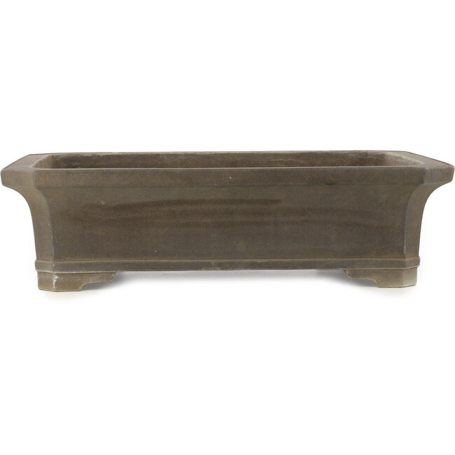 Maceta rectangular sin esmaltar para bonsái de Yamaaki - 605 x 465 x 170 mm