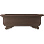 Rectangular unglazed bonsai pot by Keizan - 625 x 470 x 220 mm