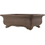 Rectangular unglazed bonsai pot by Keizan - 625 x 470 x 220 mm