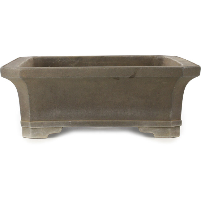 Vaso bonsai rettangolare non smaltato di Yamaaki - 605 x 465 x 170 mm