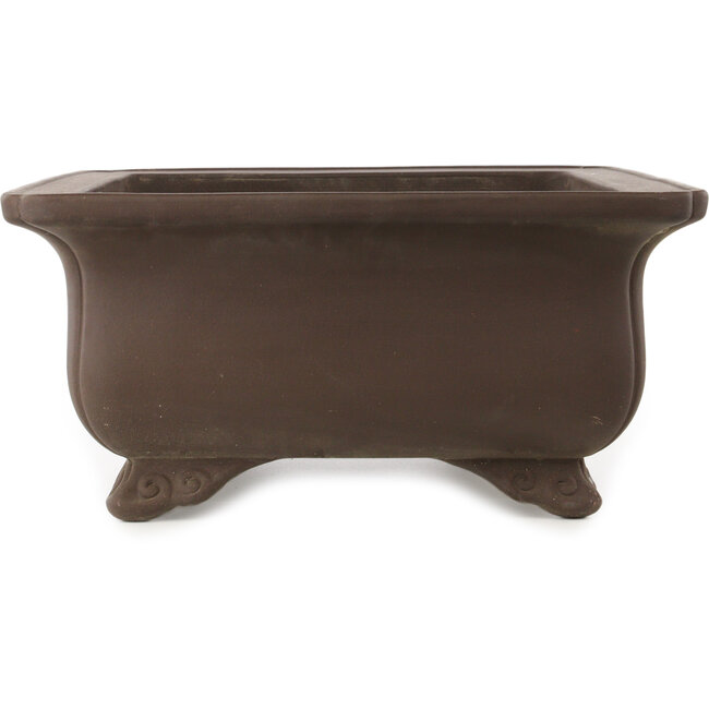 Vaso bonsai rettangolare non smaltato di Keizan - 625 x 470 x 220 mm