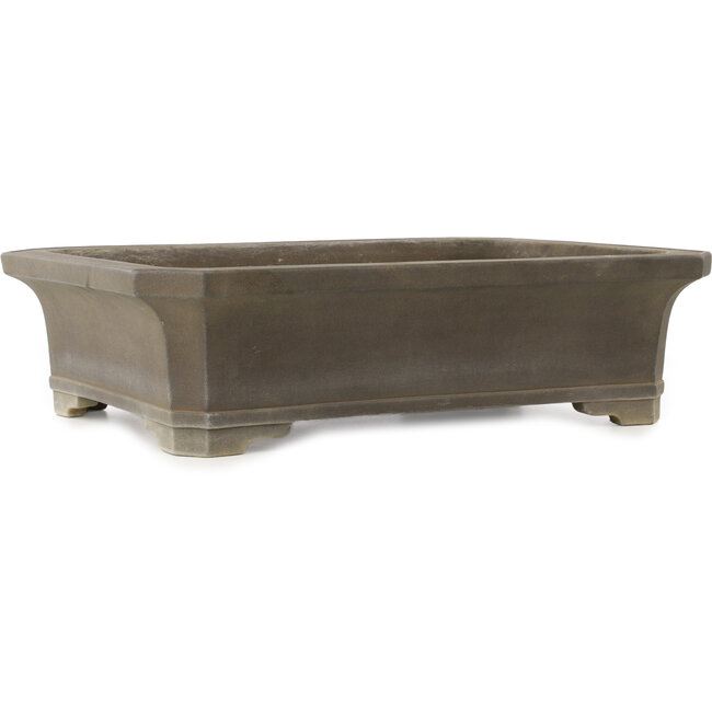 Pot à bonsaï rectangulaire non émaillé de Yamaaki - 605 x 465 x 170 mm