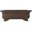 Rectangular unglazed bonsai pot by Keizan - 625 x 470 x 220 mm