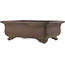 Rectangular unglazed bonsai pot by Keizan - 625 x 470 x 220 mm