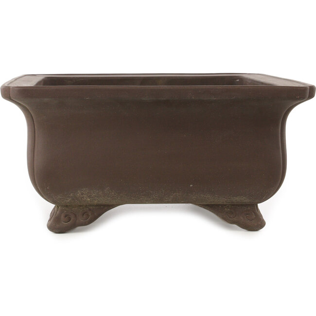Maceta rectangular sin esmaltar para bonsái de Keizan - 625 x 470 x 220 mm
