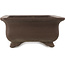 Rectangular unglazed bonsai pot by Keizan - 625 x 470 x 220 mm