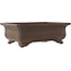 Maceta rectangular sin esmaltar para bonsái de Keizan - 625 x 470 x 220 mm