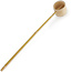 Cucharón de bambú Hishaku hecho a mano a partir de shirotake denso para usar en ceremonias de té durante todo el año y tsukubai