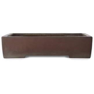 Yamaaki Pot à bonsaï rectangulaire non émaillé de 455 mm par Yamaaki, Tokoname, Japon  Yamaaki Pot à bonsaï rectangulaire non émaillé de 455 mm par Yamaaki, Tokoname, Japon