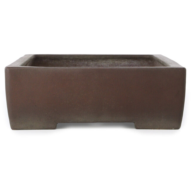 Rechteckiger unglasierter Bonsai-Topf von Yamaaki - 455 x 315 x 105 mm