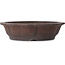 Lotus unglazed bonsai pot by Yamaaki - 385 x 385 x 95 mm
