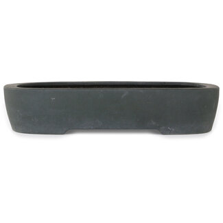 363 mm ovale ongeglazuurde pot uit Japan