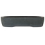Oval unglazed bonsai pot - 363 x 285 x 73 mm