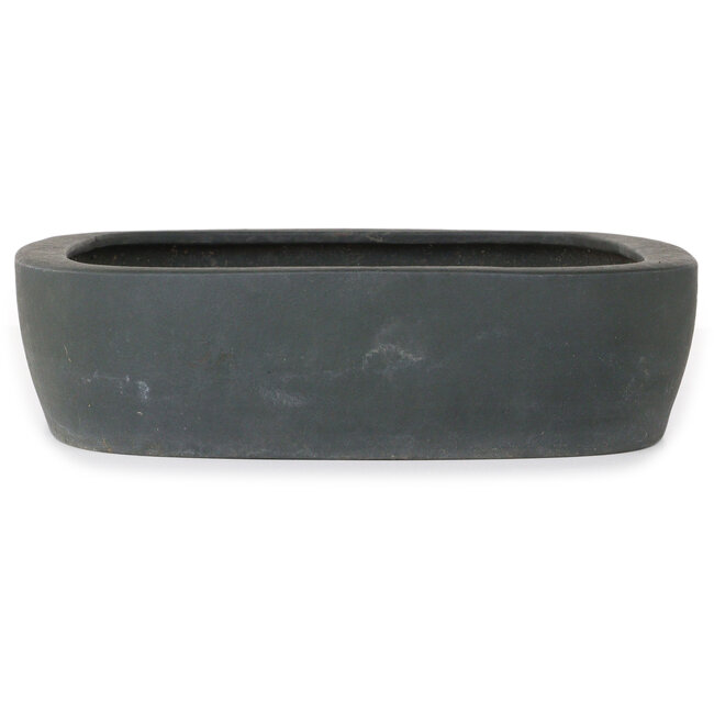 Maceta ovalada sin esmaltar para bonsái - 363 x 285 x 73 mm