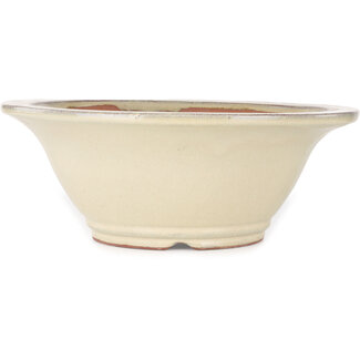 Pot rond beige de 352 mm en provenance de Chine