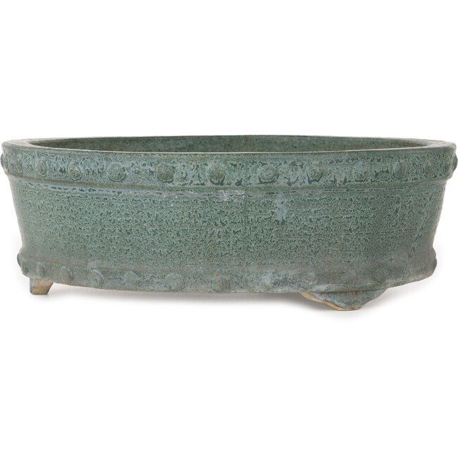 Pot à bonsaï vert Drumpot - 325 x 325 x 110 mm
