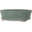 Drumpot green bonsai pot - 325 x 325 x 110 mm