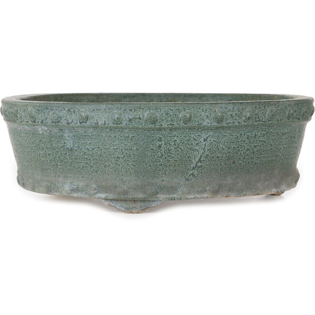 Vaso per bonsai Drumpot verde - 325 x 325 x 110 mm