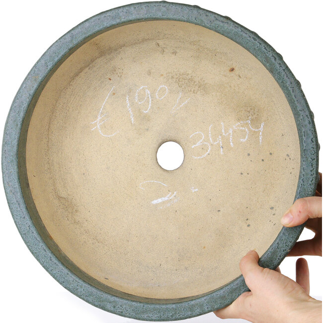 Drumpot groene bonsaipot - 325 x 325 x 110 mm