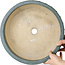 Drumpot green bonsai pot - 325 x 325 x 110 mm