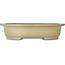 Oval beige bonsai pot by Reiho - 580 x 480 x 130 mm