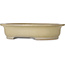 Oval beige bonsai pot by Reiho - 580 x 480 x 130 mm