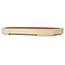 Oval beige bonsai pot by Reiho - 545 x 370 x 50 mm