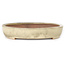 Oval beige bonsai pot by Reiho - 463 x 295 x 60 mm