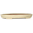 Oval beige bonsai pot by Reiho - 463 x 295 x 60 mm