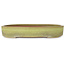 Oval yellow bonsai pot by Reiho - 285 x 220 x 50 mm
