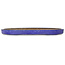 Oval blue bonsai pot by Hattori - 620 x 405 x 50 mm