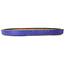 Oval blue bonsai pot by Hattori - 620 x 405 x 50 mm