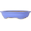Ovale blauwe bonsaipot van Ikkou - 445 x 365 x 100 mm