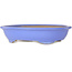 Ovale blauwe bonsaipot van Ikkou - 445 x 365 x 100 mm