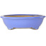Pot à bonsaï ovale bleu par Ikkou - 445 x 365 x 100 mm