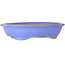 Ovale blauwe bonsaipot van Ikkou - 445 x 365 x 100 mm