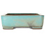 Maceta rectangular turquesa para bonsái de Kakuzan - 470 x 340 x 105 mm