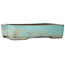 Rectangular turquoise bonsai pot by Kakuzan - 470 x 340 x 105 mm