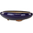 Pot à bonsaï rond bleu foncé - 410 x 410 x 105 mm