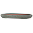 Ovale blauwe bonsaipot van Reiho - 415 x 295 x 45 mm