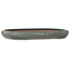 Ovale blauwe bonsaipot van Reiho - 415 x 295 x 45 mm