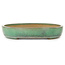 Ovale groene bonsaipot van Yamafusa - 465 x 320 x 58 mm