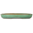Maceta ovalada verde para bonsái de Yamafusa - 465 x 320 x 58 mm