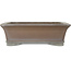 Pot à bonsaï rectangulaire non émaillé de Gyouzan - 450 x 395 x 137 mm